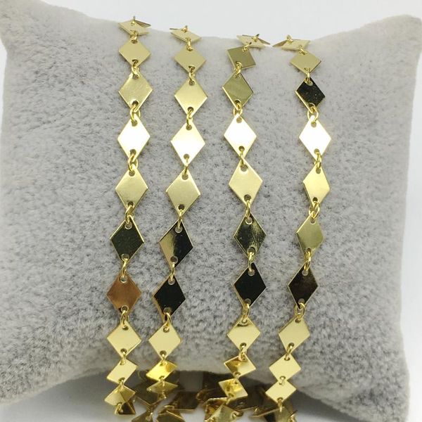 5meters 6x9mm Rhombus Shaped Copper Links Chains Findings,Golden Making Chokers Necklace Finding DIY, Golden;silver
5meters 6x9mm Rhombus Shaped Copper Links Chains Findings,Golden Making Chokers Necklace Finding DIY, Golden;silver