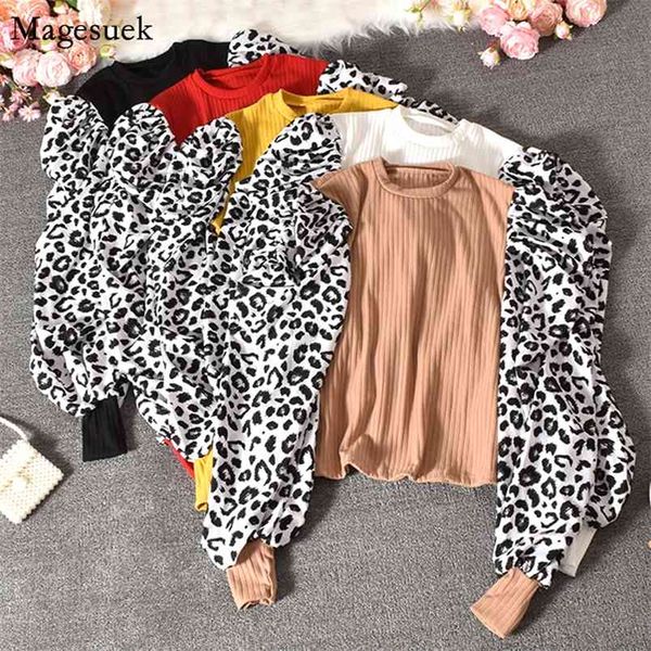 spring autumn loose shirts for women stitching vintage puff sleeve leopard cotton blouses casual 12065 210512, White
spring autumn loose shirts for women stitching vintage puff sleeve leopard cotton blouses casual 12065 210512, White
