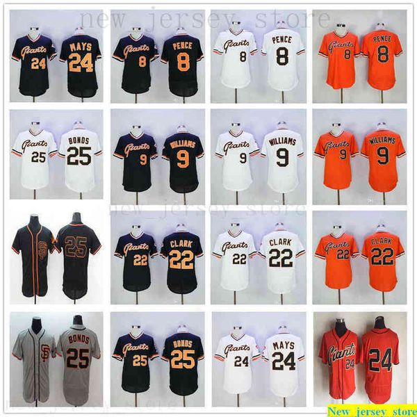2022 mens kids women youth 8 hunter pence 9 matt williams 22 will clar 24 willie mays 25 barry bonds baseball jerseys, Black
2022 mens kids women youth 8 hunter pence 9 matt williams 22 will clar 24 willie mays 25 barry bonds baseball jerseys, Black