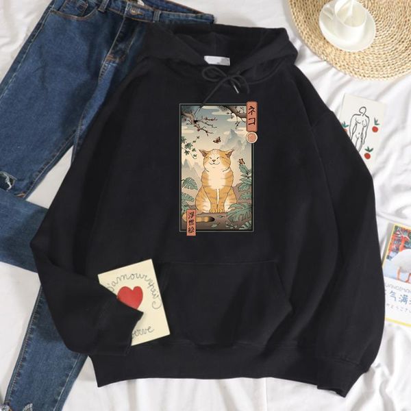 women's hoodies & sweatshirts japan ukiyo e style cat printing women hoody autumn sweatshirt fashion crewneck clothing loose oversize f, Black
women's hoodies & sweatshirts japan ukiyo e style cat printing women hoody autumn sweatshirt fashion crewneck clothing loose oversize f, Black