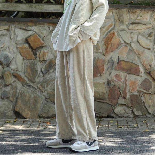 casual loose staight women pant wide leg corduroy spring trousers male fashion ankle banded, Black
casual loose staight women pant wide leg corduroy spring trousers male fashion ankle banded, Black