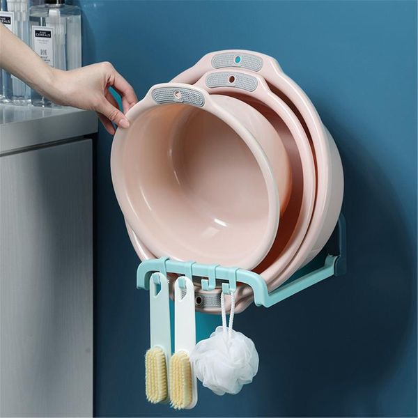 wall mounted foldable wash basin storage rack pot lid shelf holder self adhesive washbasin bathroom accessories kitchen & organization
wall mounted foldable wash basin storage rack pot lid shelf holder self adhesive washbasin bathroom accessories kitchen & organization