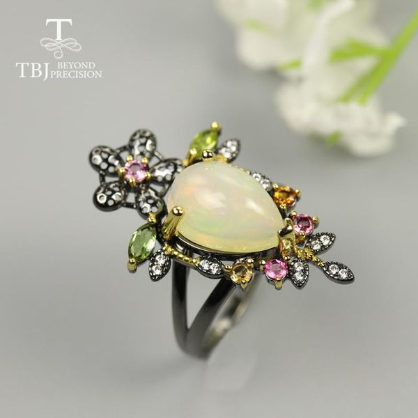cluster rings luxury colorful opal ring pear 10*14mm natural ethiopia big size tourmaline gemstone jewelry 925 sterling silver, Golden;silver
cluster rings luxury colorful opal ring pear 10*14mm natural ethiopia big size tourmaline gemstone jewelry 925 sterling silver, Golden;silver