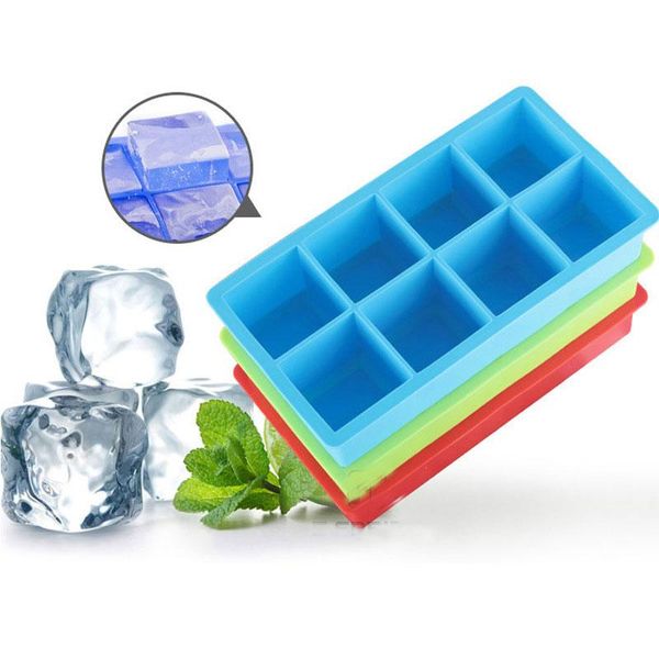 ice buckets and coolers 8 grids grade silicone cube tray homemade maker bar kitchen accessories
ice buckets and coolers 8 grids grade silicone cube tray homemade maker bar kitchen accessories