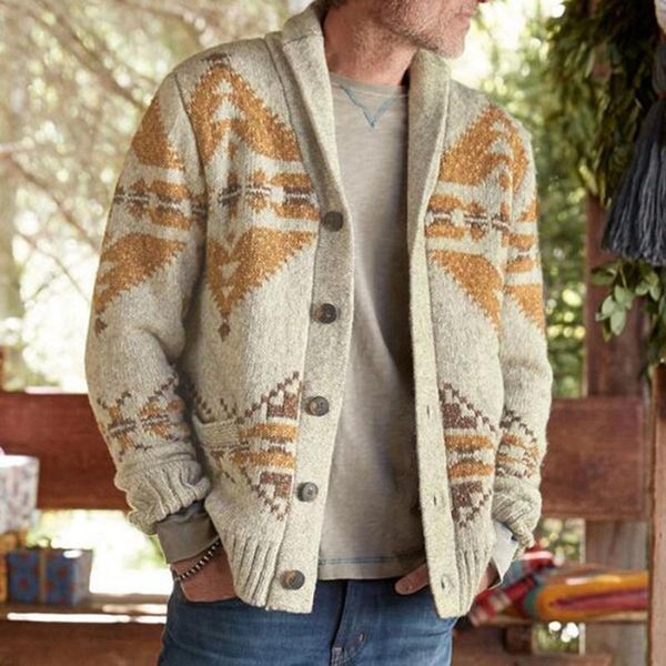 men's sweaters mens winter fashion buttons cardigan 2021 autumn pattern print knitted coat men casual long sleeve coats, White;black
men's sweaters mens winter fashion buttons cardigan 2021 autumn pattern print knitted coat men casual long sleeve coats, White;black