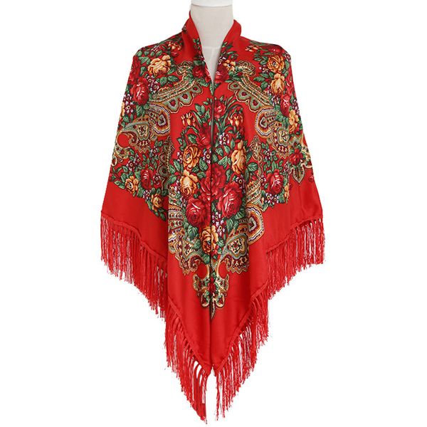 xinjiang ethnic style oversized tassel autumn winter twill cotton women's printed square scarf air conditioning shawl, Blue;white
xinjiang ethnic style oversized tassel autumn winter twill cotton women's printed square scarf air conditioning shawl, Blue;white