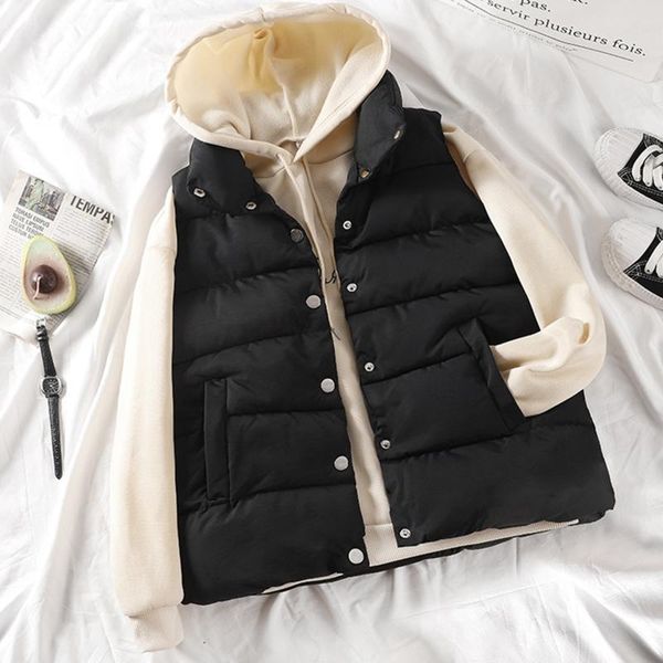 women's vests est autumn winter women fashion waistcoat sleeveless pockets buttons down vest warm coat plus size 2xl for female, Black;white
women's vests est autumn winter women fashion waistcoat sleeveless pockets buttons down vest warm coat plus size 2xl for female, Black;white