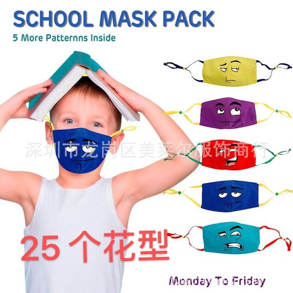 layer double warm printing thickened fashion universal embroidered ear hanging color mask for children
layer double warm printing thickened fashion universal embroidered ear hanging color mask for children