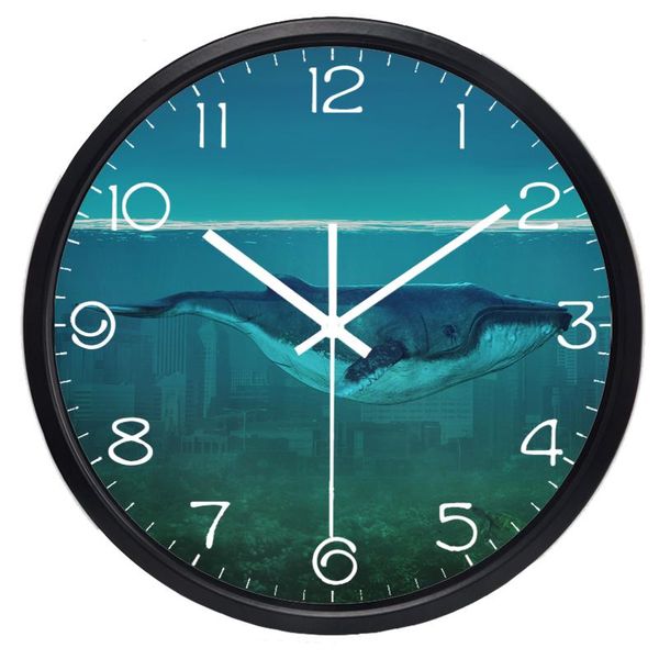 wall clocks whale and city under the sea creative design clock environmental protection
wall clocks whale and city under the sea creative design clock environmental protection