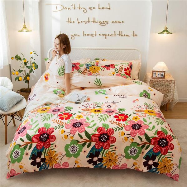 bedding sets 3/4pcs set double-sided spring flowers pattern home textile thicken duvet cover quilt pillow case bed sheet oceania
bedding sets 3/4pcs set double-sided spring flowers pattern home textile thicken duvet cover quilt pillow case bed sheet oceania