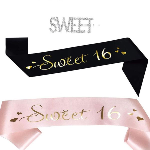 party decoration sweet 16 sash hair clip hairpin princess girl 16th sixteen years old happy birthday favor gift po prop
party decoration sweet 16 sash hair clip hairpin princess girl 16th sixteen years old happy birthday favor gift po prop