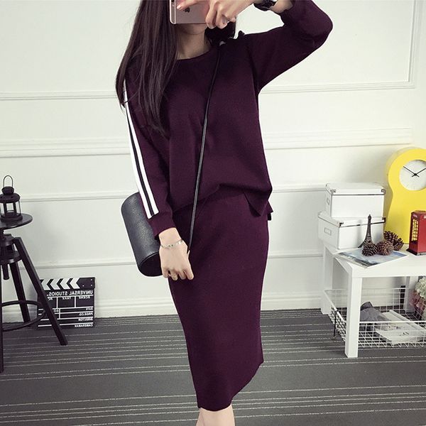 women's sweaters women winter suit midi black wine red skirt 2 two piece set slim pullover sweater and pencil 3w29, White;black
women's sweaters women winter suit midi black wine red skirt 2 two piece set slim pullover sweater and pencil 3w29, White;black