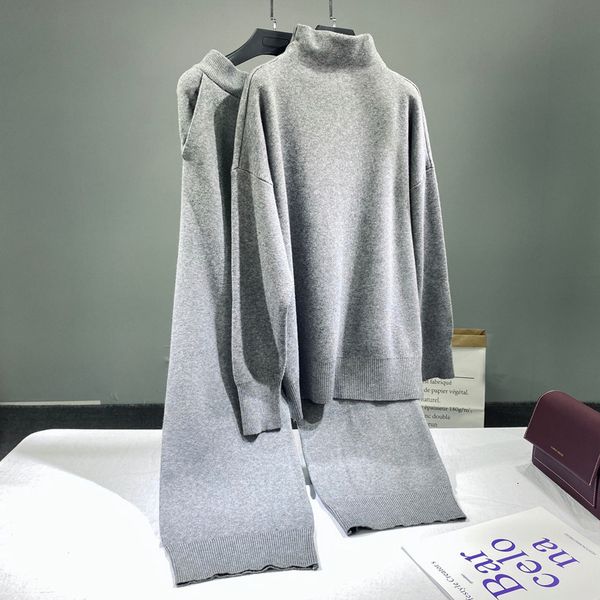 women's two piece pants womens oversized spring rib-mesh pullover sweater -long pants set 2 piece outfits tracksuit droppshiping a235, White
women's two piece pants womens oversized spring rib-mesh pullover sweater -long pants set 2 piece outfits tracksuit droppshiping a235, White