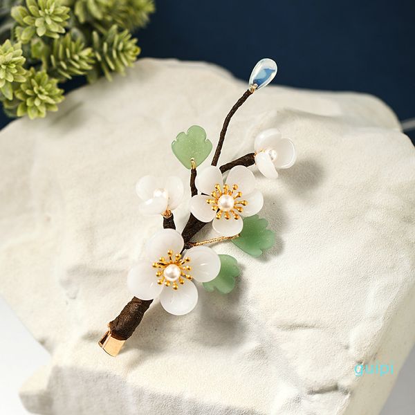hairpins chinese style new ancient traditional hanfu barrette side hair accessories plum flower headdress accessories, Golden;silver
hairpins chinese style new ancient traditional hanfu barrette side hair accessories plum flower headdress accessories, Golden;silver