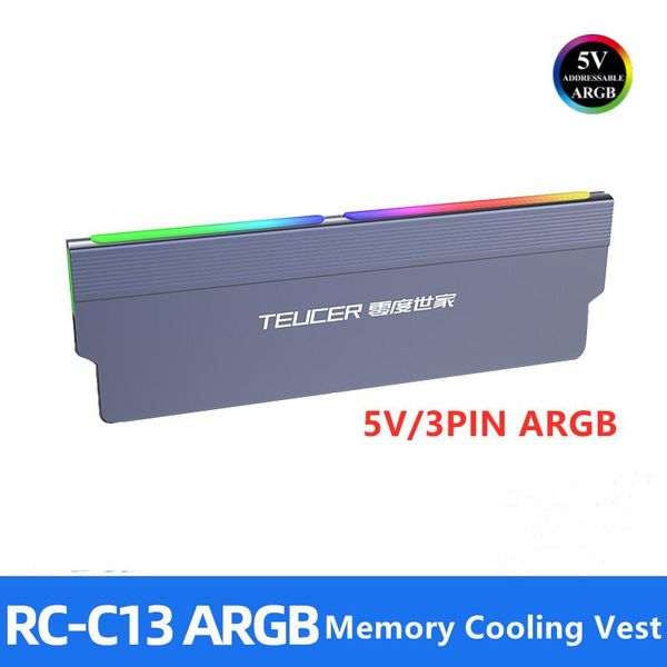 rc-c13 ram heatsink cooler rgb color pc memory cooling vest heat sink radiator for ddr ddr3 ddr4 deskfans & coolings
rc-c13 ram heatsink cooler rgb color pc memory cooling vest heat sink radiator for ddr ddr3 ddr4 deskfans & coolings