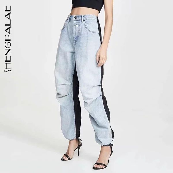 women's pants & capris shengpalae 2021 spring vintage patchwork joggers sweatpants harajuku woman trousers hit color stitching denim hi, Black;white
women's pants & capris shengpalae 2021 spring vintage patchwork joggers sweatpants harajuku woman trousers hit color stitching denim hi, Black;white
