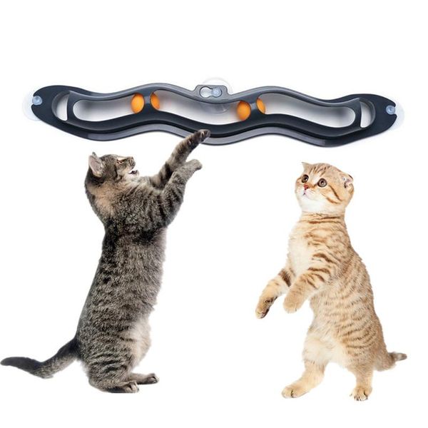 pet cat track rolling ball toy interactive play balls window door suction training toys for dog
pet cat track rolling ball toy interactive play balls window door suction training toys for dog