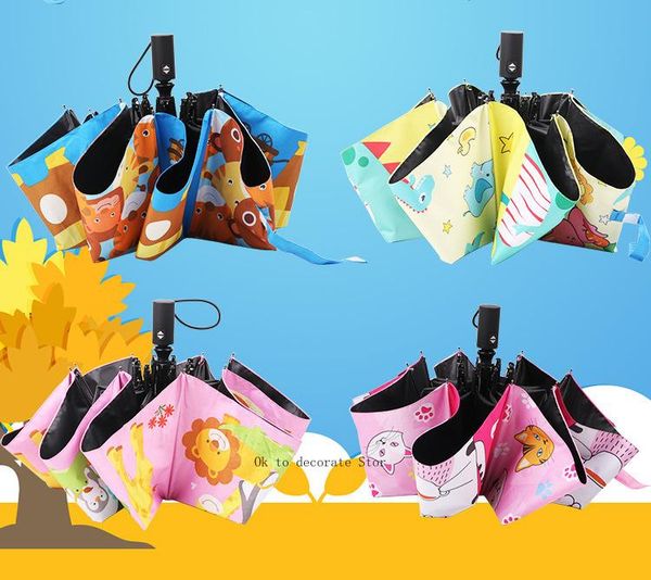 umbrellas children's umbrella automatic three fold folding student clear black glue sun protection
umbrellas children's umbrella automatic three fold folding student clear black glue sun protection