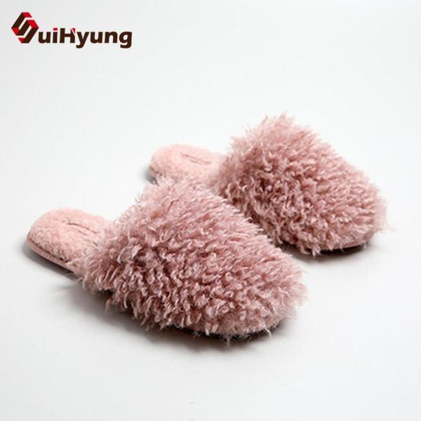 suihyung women fluffy slippers winter warmth indoor floor shoes faux fur home plush ladies casual slides furry, Black
suihyung women fluffy slippers winter warmth indoor floor shoes faux fur home plush ladies casual slides furry, Black