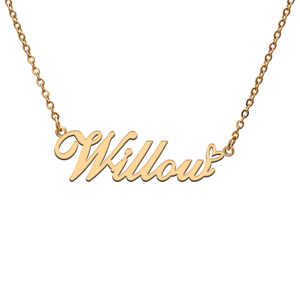 charms god with love heart personalized character necklace name willow for friend jewelry gift, Bronze;silver
charms god with love heart personalized character necklace name willow for friend jewelry gift, Bronze;silver
