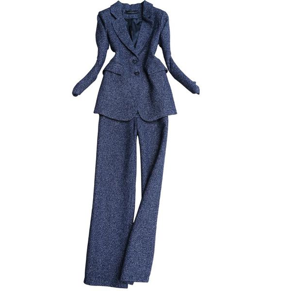 pants suits office professional wear temperament single breasted jacket elegant straight wide leg women's & blazers, White;black
pants suits office professional wear temperament single breasted jacket elegant straight wide leg women's & blazers, White;black