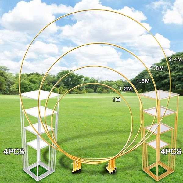 party decoration circle wedding arch background wrought iron shelf birthday props diy round flower
party decoration circle wedding arch background wrought iron shelf birthday props diy round flower