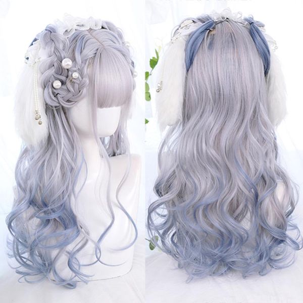 synthetic wigs meifan wig long wavy curly pink lolita harajuku japanese hair cute cosplay halloween natural, Black
synthetic wigs meifan wig long wavy curly pink lolita harajuku japanese hair cute cosplay halloween natural, Black