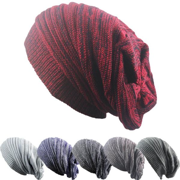 beanie/skull caps men women winter warm hat mixed color cotton striped hip hop scarf beanies knit long loose gorro headdress, Blue;gray
beanie/skull caps men women winter warm hat mixed color cotton striped hip hop scarf beanies knit long loose gorro headdress, Blue;gray