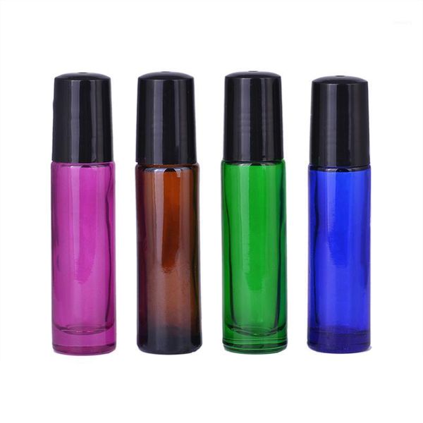 - 1pc 5ml 10ml essential oil roller bottles refillable perfume with stainless steel roll ball black cover storage & jars
- 1pc 5ml 10ml essential oil roller bottles refillable perfume with stainless steel roll ball black cover storage & jars