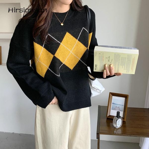 women's sweaters hirsionsan autumn winter thick knitted sweater women casual o-neck long sleeve basic pullover female korean diamond la, White;black
women's sweaters hirsionsan autumn winter thick knitted sweater women casual o-neck long sleeve basic pullover female korean diamond la, White;black