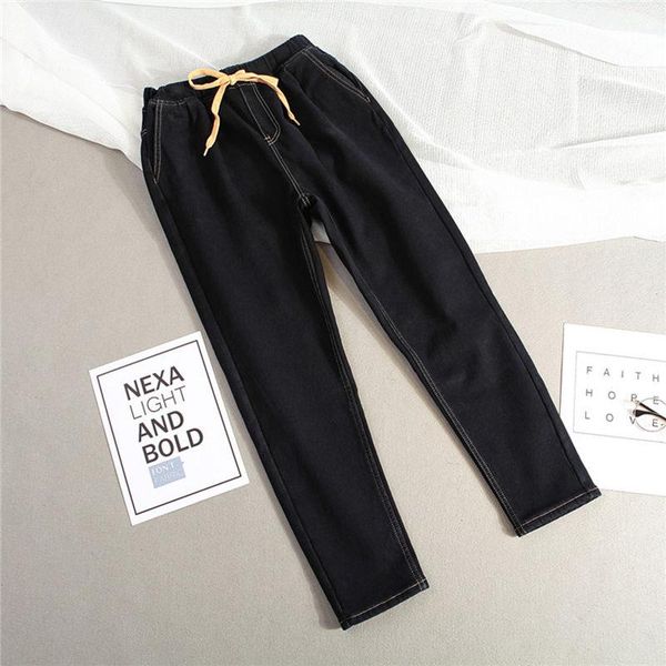 women's jeans plus size 5xl winter velvet warm woman drawstring high waist denim long pants vintage women harem 1648, Blue
women's jeans plus size 5xl winter velvet warm woman drawstring high waist denim long pants vintage women harem 1648, Blue