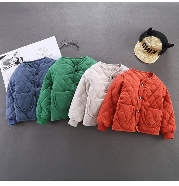 

Boys Clothes Warm Winter Girls Coat Kids Jacket Boys Outerwear Thicken Coats Cotton Boy Thicken Baby Clothing for Girl 2-7Y, Beige