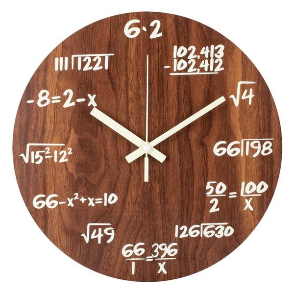 wall clocks luminous clocks, maths formula creative non-ticking quartz clock, 30cm wooden vintage decorative
wall clocks luminous clocks, maths formula creative non-ticking quartz clock, 30cm wooden vintage decorative