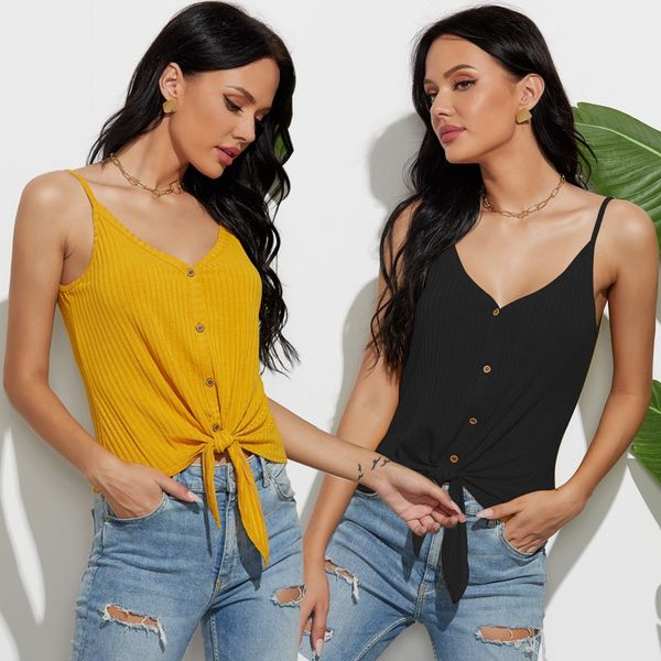suspender fashion vest women's t-shirt chest showing summer pit strip v-neck single breasted bottom knotted top, White
suspender fashion vest women's t-shirt chest showing summer pit strip v-neck single breasted bottom knotted top, White