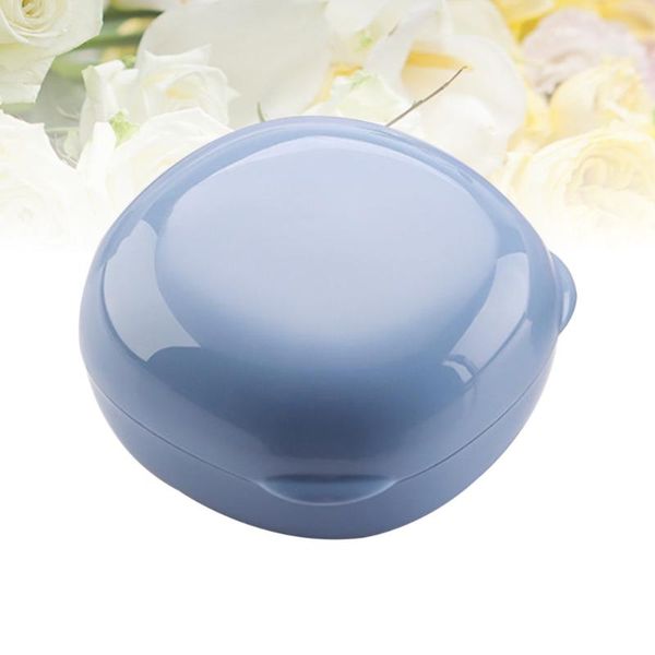 soap dishes 1pc round portable box waterproof leachate dish holder for trip outdoor