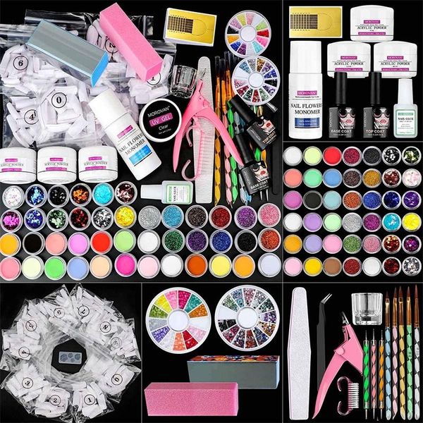 morovan acrylic nail kit powder and liquid set glitter full manicure with brush tips for nails extension art kits
morovan acrylic nail kit powder and liquid set glitter full manicure with brush tips for nails extension art kits