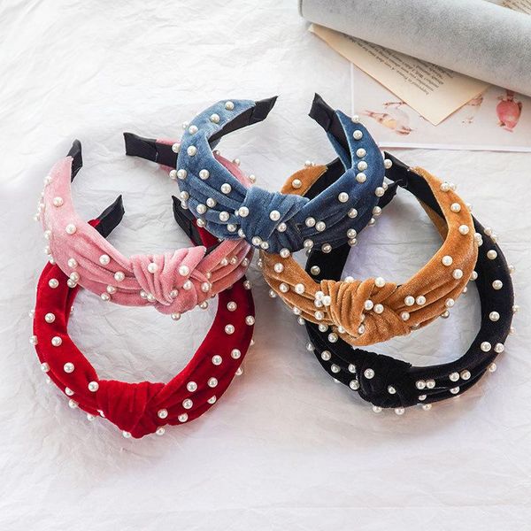 fashion pearl headband hairband knot turban elastic hair head hoops bands accessories for women girls elegance headdress
fashion pearl headband hairband knot turban elastic hair head hoops bands accessories for women girls elegance headdress