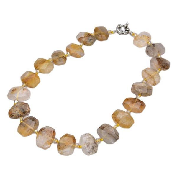 chokers jk natural brazilian golden quartz rectangle crystal necklace for women, Golden;silver
chokers jk natural brazilian golden quartz rectangle crystal necklace for women, Golden;silver