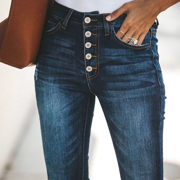 women's jeans version streetwear fashion retro women stiletto high hem hole casual pencil pants han p7d6, Blue
women's jeans version streetwear fashion retro women stiletto high hem hole casual pencil pants han p7d6, Blue