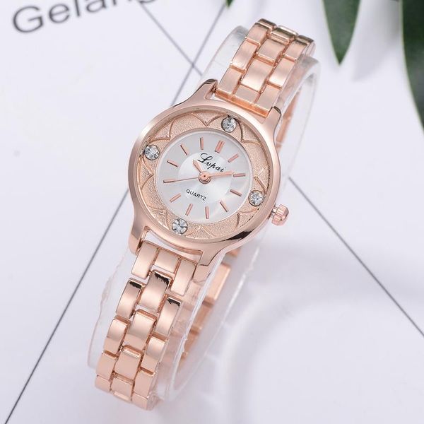 wristwatches lvpai 2021 women's watches bracelet wristwatch luxury rose gold dress diamond quartz clock ladies watch, Slivery;brown
wristwatches lvpai 2021 women's watches bracelet wristwatch luxury rose gold dress diamond quartz clock ladies watch, Slivery;brown