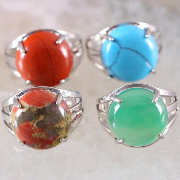cluster rings 1pcs red carnelian ring for women adjustable natural stone round cab cabochon green aventurine beads pink rhodonite finger, Golden;silver
cluster rings 1pcs red carnelian ring for women adjustable natural stone round cab cabochon green aventurine beads pink rhodonite finger, Golden;silver