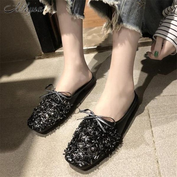 mhysa 2021 spring summer ladies fashion slippers wild sequins lightweight zapatillas de mujer 36-40 z539, Black
mhysa 2021 spring summer ladies fashion slippers wild sequins lightweight zapatillas de mujer 36-40 z539, Black