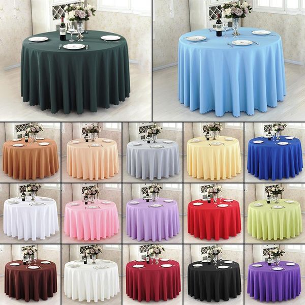 table cloth 1pc polyester round tablecloth solid color for wedding birthday banquet party restaurant cover home decor
table cloth 1pc polyester round tablecloth solid color for wedding birthday banquet party restaurant cover home decor