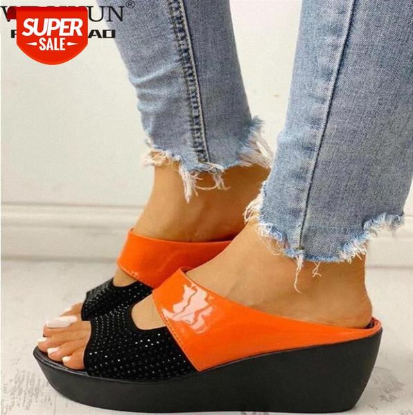 new arrival 2020 women sandals summer fashion leisure fish mouth crystal thick bottom slippers wedges shoes #hp9p, Black
new arrival 2020 women sandals summer fashion leisure fish mouth crystal thick bottom slippers wedges shoes #hp9p, Black