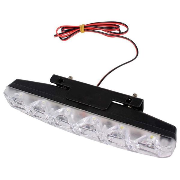 white car led lights 6 day driving lamp ppc + aluminum alloy emergency