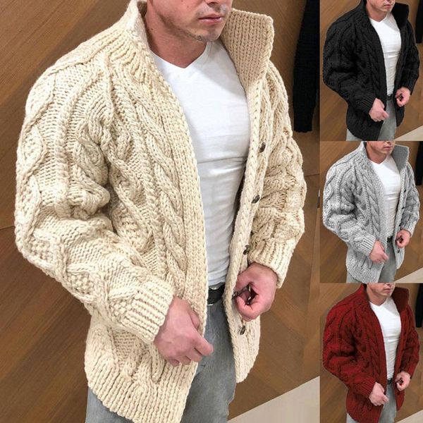 men's sweaters 2021 cardigan autumn winter warm buttons lapel sweater man casual knitwear sweatercoat male clothes plus size, White;black
men's sweaters 2021 cardigan autumn winter warm buttons lapel sweater man casual knitwear sweatercoat male clothes plus size, White;black