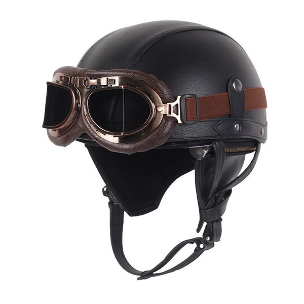 motorcycle helmets 2021 half face helmet leather vintage casco moto open retro motorbike chopper for adults
motorcycle helmets 2021 half face helmet leather vintage casco moto open retro motorbike chopper for adults