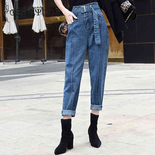 genayooa vintage woman casual high waist streetwear boyfriend jeans for women denim trouser with pocket 210417, Blue
genayooa vintage woman casual high waist streetwear boyfriend jeans for women denim trouser with pocket 210417, Blue