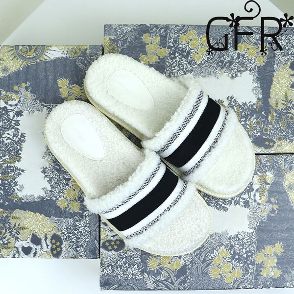 fashion women wool sandals selling slippers woman slipper shoes autumn winter slides sandal size 35-41 by sho, Black
fashion women wool sandals selling slippers woman slipper shoes autumn winter slides sandal size 35-41 by sho, Black