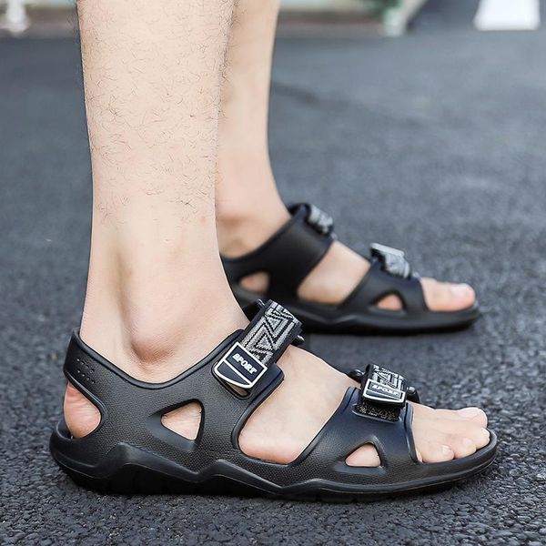 sandals bigfirse spring summer men's beach shoes casual sandal fashion comfortable slippers portable rubber zapatillas hombre, Black
sandals bigfirse spring summer men's beach shoes casual sandal fashion comfortable slippers portable rubber zapatillas hombre, Black